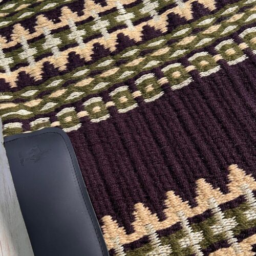 Western Show Blanket / Pad  Black | Beige | Green