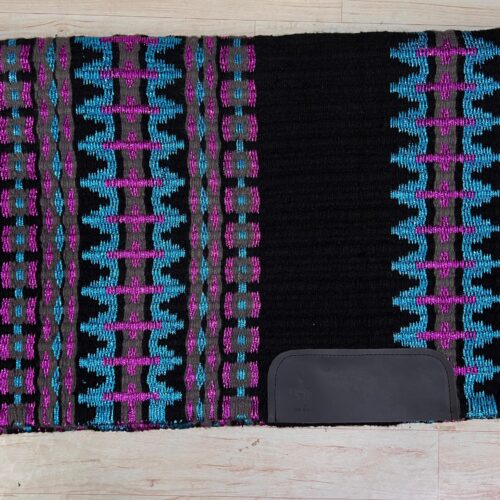 Western Show Blanket / Pad  Black | Pink | Blue